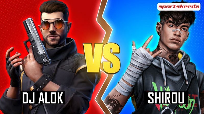 Comparing two of the most sought-after characters in Free Fire (Image via Sportskeeda)