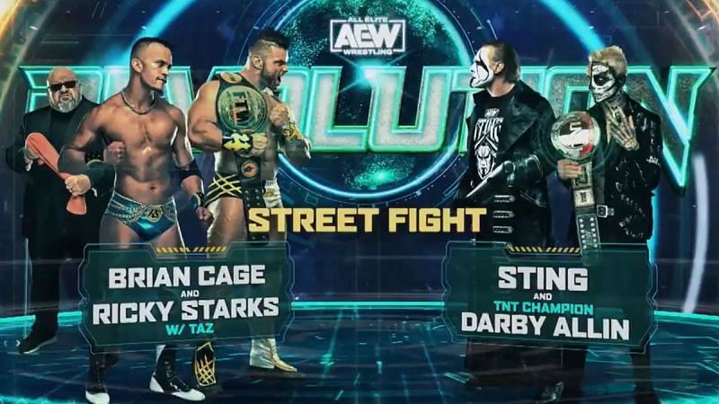 It now seems like tonight&#039;s Street Fight at AEW Revolution will be a cinematic match after all.