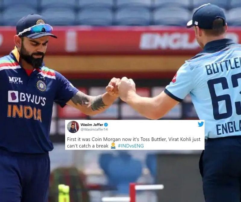 Virat Kohli has once again lost the toss, this time in the crucial ODI series decider against England