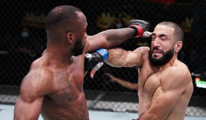 "Refs need to take a point right away, no warning" - Belal Muhammad calls for a zero-tolerance policy on eye pokes