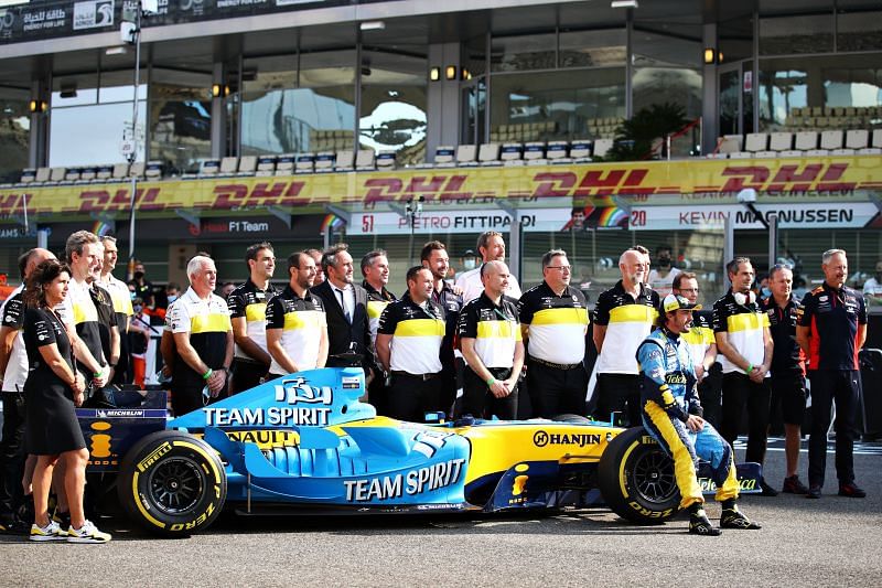 Alonso suffered a broken jaw from his accident early in the year. Photo: Mark Thompson/Getty Images.