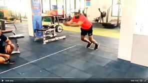 Watch: Ravindra Jadeja enthralls CSK fans with slow-mo long jump ahead of IPL 2021