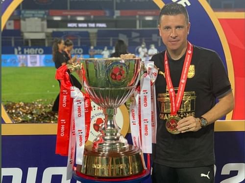 Sergio Lobera spoke with the media after lifting his maiden ISL title.