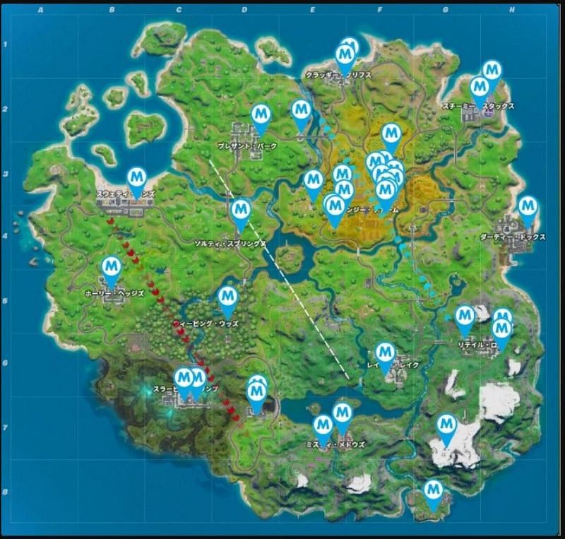 abandoned tent locations fortnite