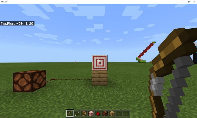 Target with Redstone: Image via Mojang