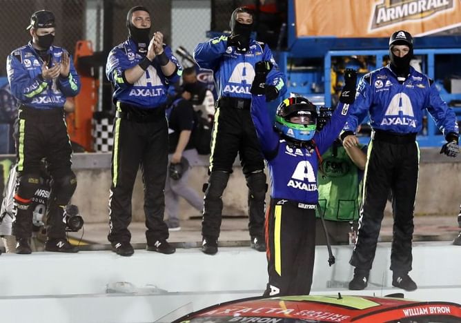 Who won NASCAR Cup Series race at Homestead?