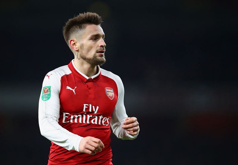 Mathieu Debuchy failed to make his mark at Arsenal.