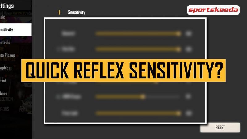 Best reflex sensitivity in Free Fire for Android devices (Image via Sportskeeda)