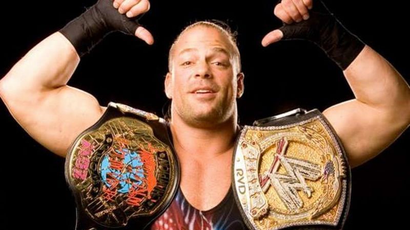 RVD as WWE and ECW champ