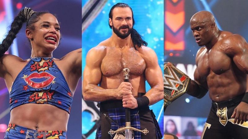 Bianca Belair/ Drew McIntyre/ Bobby Lashley