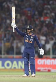 Ishan Kishan scored a fifty on his international debut on Sunday