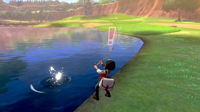 Fishing (Image via The Pokemon Company)