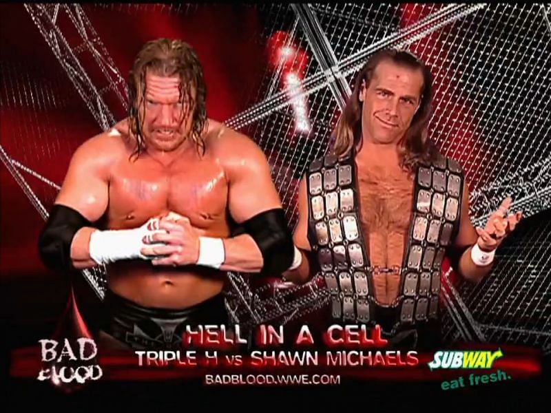 WWE Bad Blood 2004 - ट्रिपल एच बनाम शॉन माइकल्स