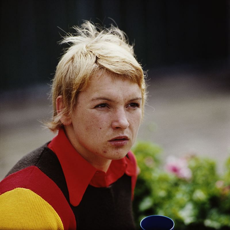 Double Olympic javelin gold medallist Ruth Fuchs of the German Democratic Republic
