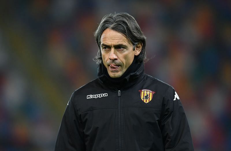 Benevento coach Filippo Inzaghi