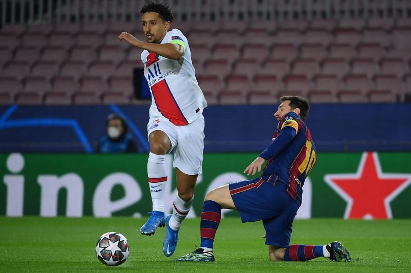 The Brazilian dealt with Messi very well when PSG played at Barcelona.