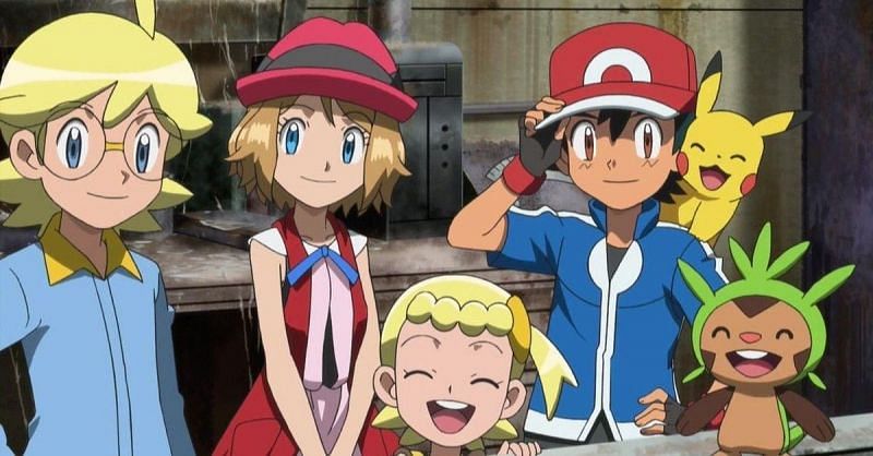 Ash and friends in Kalos (Image via the Pokemon Company)