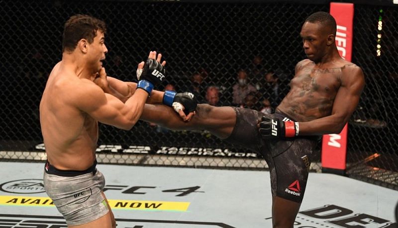 Paulo Costa (left); Israel Adesanya (right)