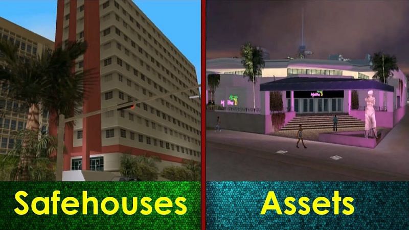 Properties aren&#039;t just limited to the main story of GTA Vice City (Image via Naizurus, YouTube)