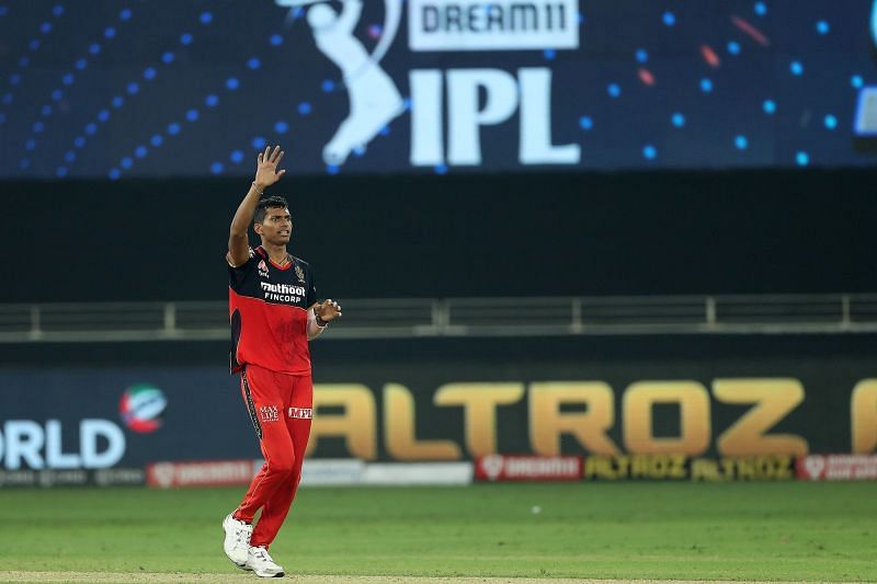 Navdeep Saini conceded just seven runs in the Super Over against MI in IPL 2020. (Image Courtesy: IPLT20.com)