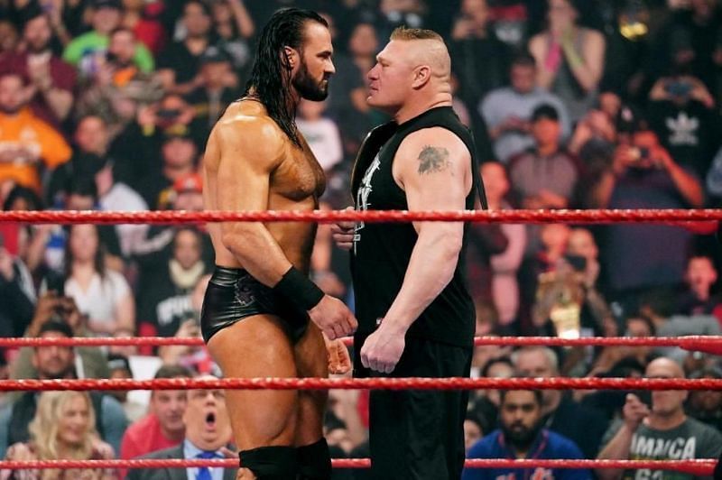 Drew McIntyre and Brock Lesnar have a long history