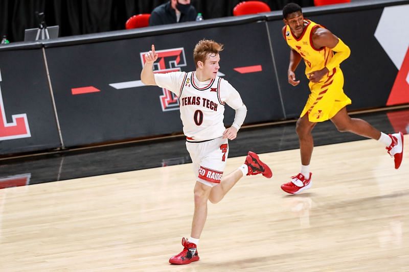 Texas Tech guard #0 Mac McClung