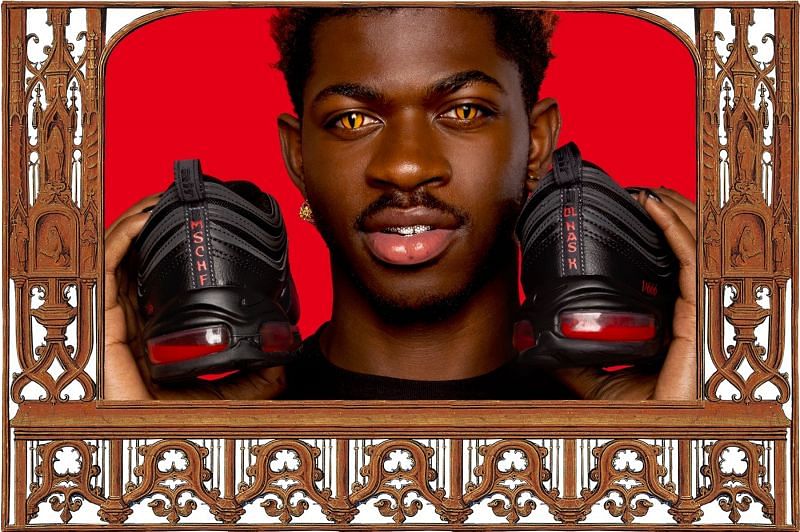 Lil Nas X x Satan Shoes coming soon (Image via MSCHF)