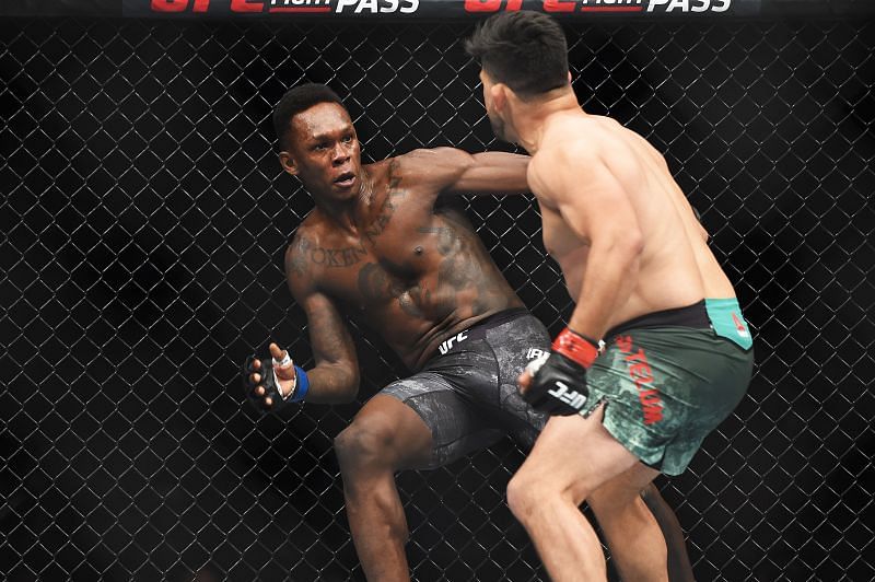 Israel Adesanya took a surprising amount of punishment at the hands of Kelvin Gastelum.