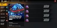 100% Bonus diamond top-up event Free Google Play Credit