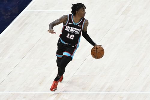 Memphis Grizzlies star Ja Morant in NBA action