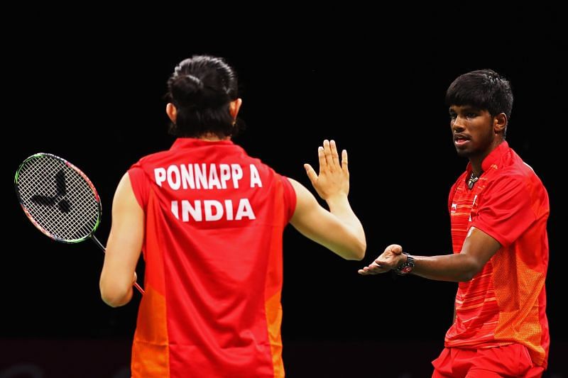 Ashwini Ponnappa (L) and Satwiksairaj Rankireddy