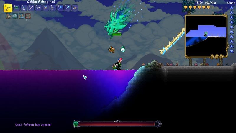 One of the optional late-hardmode fights you can attempt is Duke Fishron.
