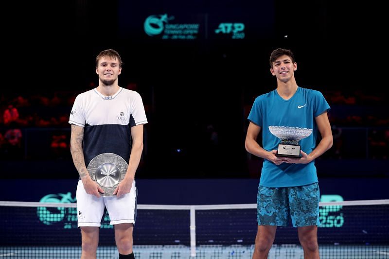 Alexander Bublik finished as the runner-up in Singapore a few weeks ago