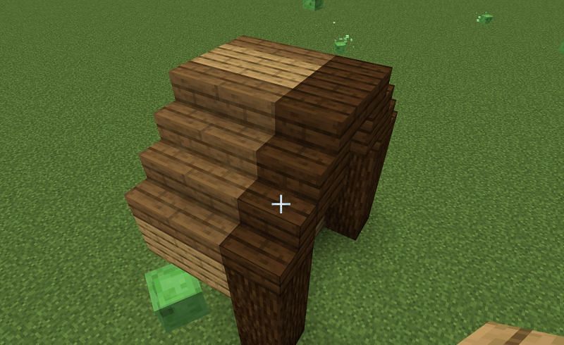 Different types of wood (image via Minecraft)