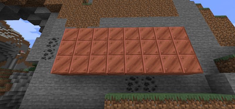 Shown: What the previous image would look like if the player used wax (Image via Minecraft)