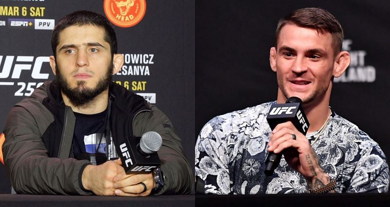 Islam Makhachev (Left) and Dustin Poirier (Right)