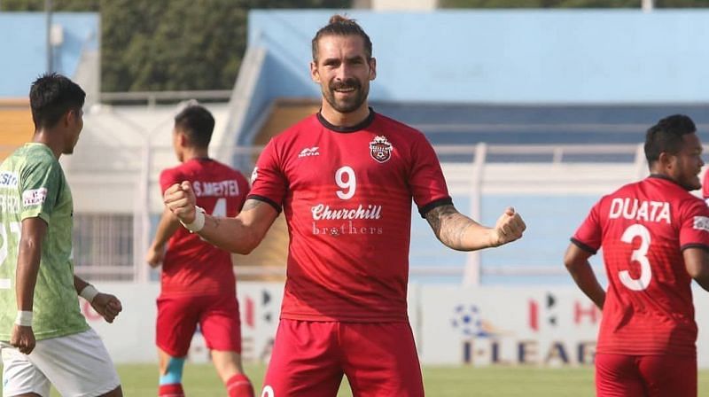 Luka Majcen (Churchill Brothers FC) is the top-scorer of the 2020-21 I-league with 7 goals.
