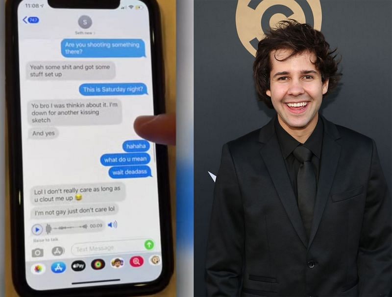 David Dobrik has found himself in a fix after the Seth Francois issue came to light.