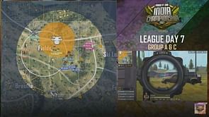 Free Fire India Championship 2021 Spring : League day 7 Overall standings