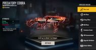 Free Fire में Predatory Cobra MP40