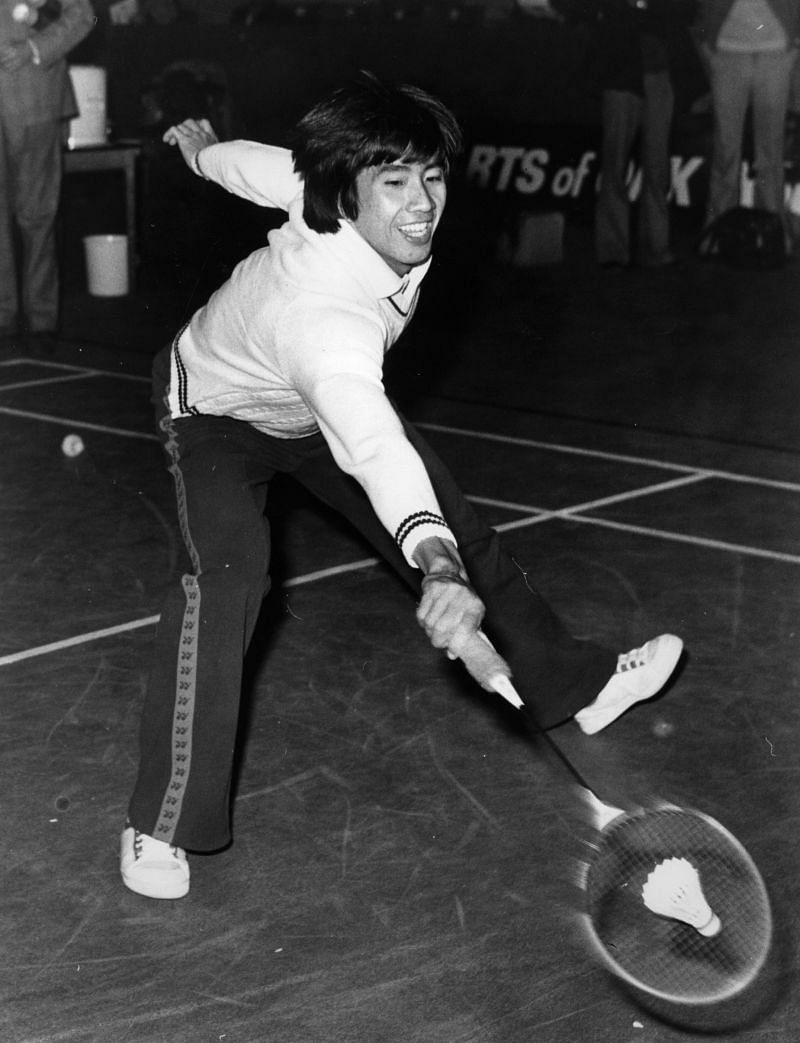 Rudy Hartono won eight consecutive titles at the All England Open