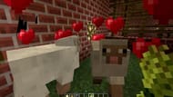 Breeding Minecraft sheep (Image via YouTube)