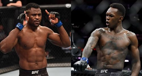 Francis NGannou (Left) and Israel Adesanya (Right)