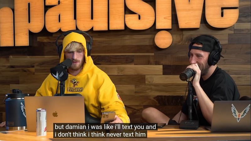 Logan Paul remembering that Sommer didn&#039;t text him back (Image via YouTube/IMPAULSIVE Clips)