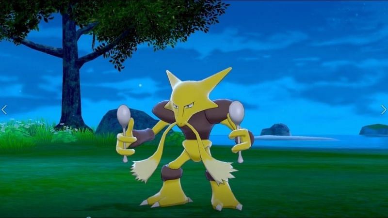 Pokemon Sword and Shield Alakazam