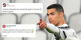 Twitter erupts as Cristiano Ronaldo scores in 3-0 Juventus victory against Spezia