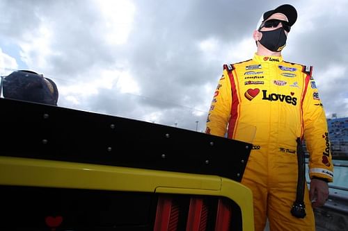 Michael McDowell is fourth in NASCAR Cup Series points after finishing sixth at Homestead. Photo/Getty