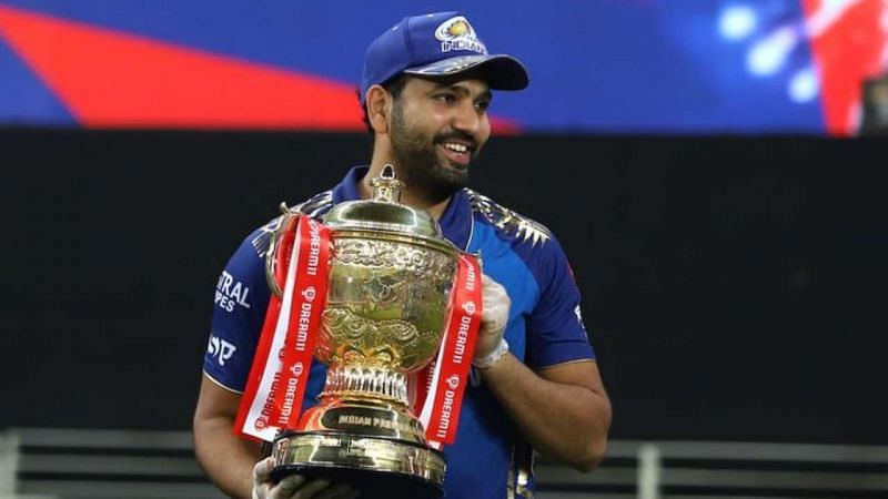 Rohit Sharma has won a record five IPL titles as Mi captain