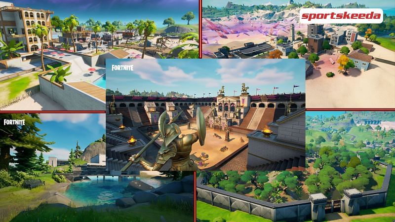 Top 5 Fortnite Landing Spot (Image Via Sportskeeda)