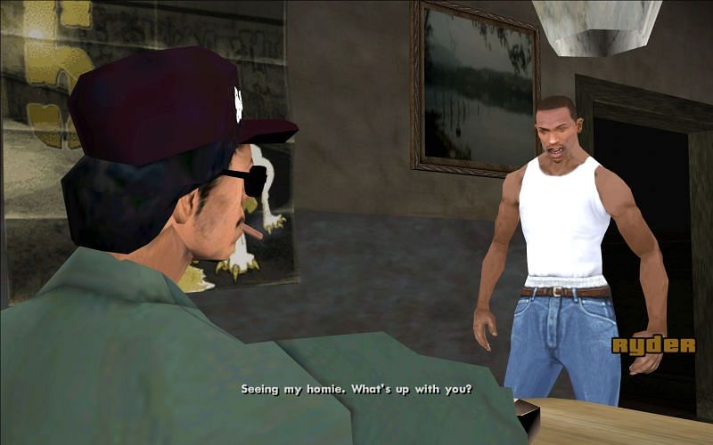 CJ is like somebody the player would know in real life (Image via GTA Wiki)